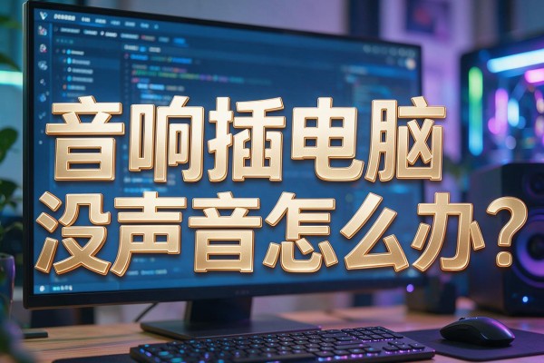 音响插电脑没声音怎么办?