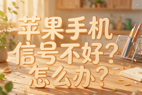 苹果手机信号不好怎么办?