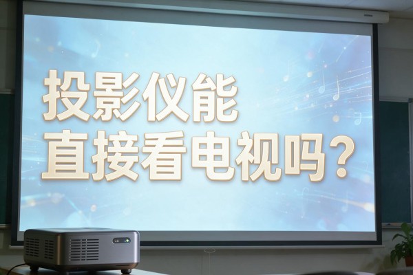 投影仪能直接看电视吗?