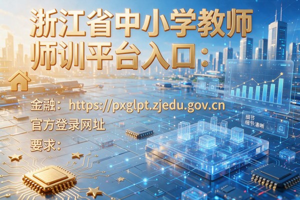 浙江省中小学教师师训平台入口:https://pxglpt.zjedu.gov.cn 官方登录网址