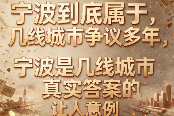 宁波到底属于几线城市争议多年,宁波是几线城市的真实答案让人意外