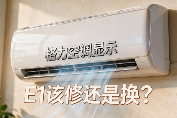 格力空调显示E1该修还是换?