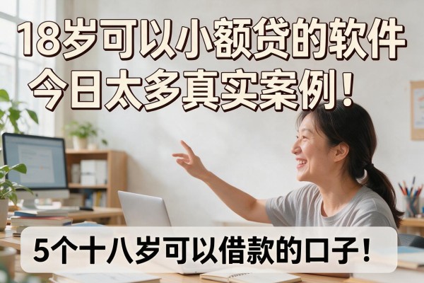 18岁可以小额贷的软件今日太多真实案例！解说5个十八岁可以借款的口子