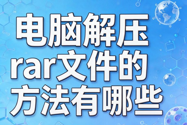 电脑解压rar文件的方法有哪些