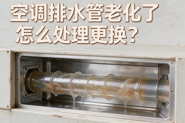 空调排水管老化了怎么处理更换？