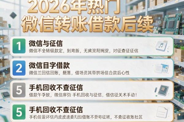 2026年热门微信转账借款后续,详细阐述5个手机回收不查征信