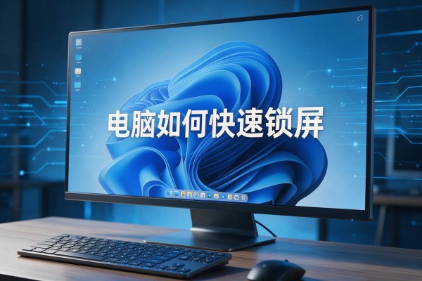 电脑如何快速锁屏