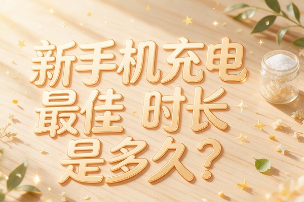 新手机充电最佳时长是多久?