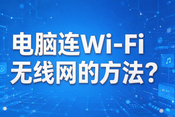 电脑连WiFi无线网的方法?
