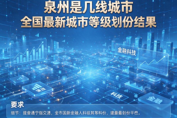 泉州是几线城市 全国最新城市等级划分结果