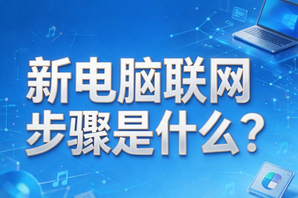 新电脑联网步骤是什么?
