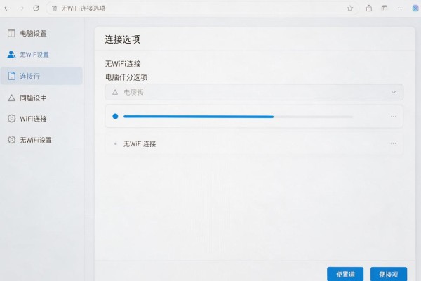 电脑网络设置中无WiFi连接选项