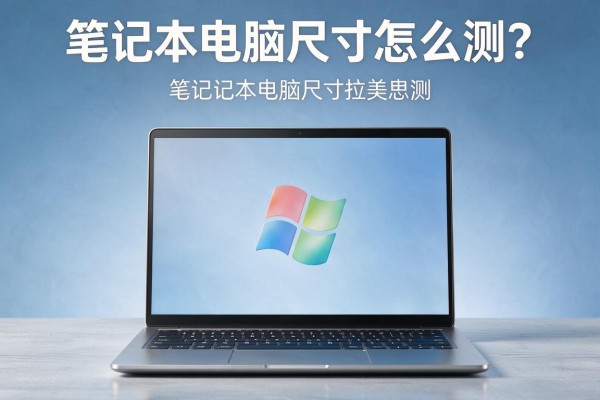笔记本电脑尺寸怎么测?