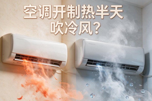 空调开制热半天还是吹冷风?
