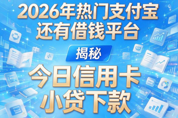 2026年热门支付宝还有借钱平台，揭秘五个今日信用卡小贷下款