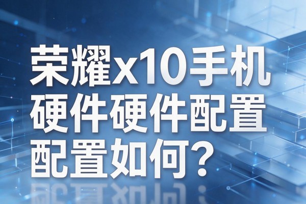 荣耀x10手机硬件配置如何?