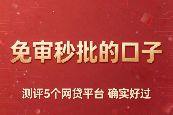 免审秒批的口子,测评5个网贷平台确实好过