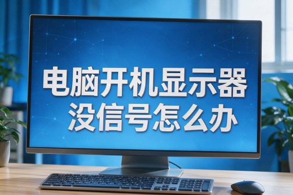 电脑开机显示器没信号怎么办