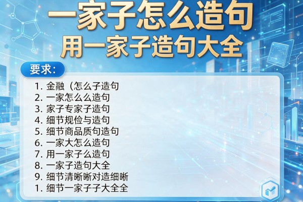 一家子怎么造句-用一家子造句大全