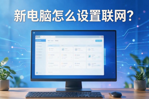 新电脑怎么设置联网?