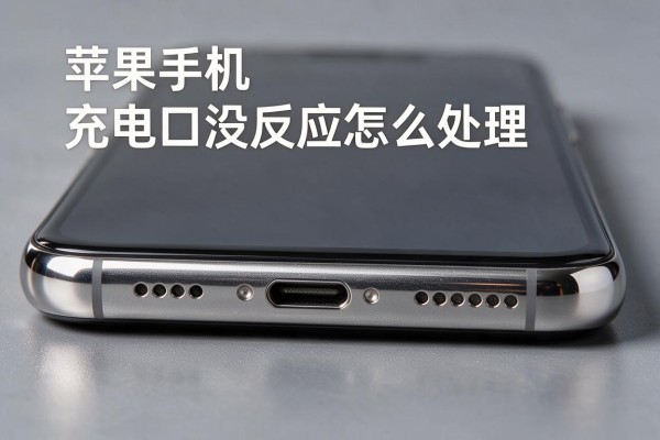 苹果手机充电口没反应怎么处理