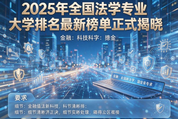 2025年全国法学专业大学排名最新榜单正式揭晓