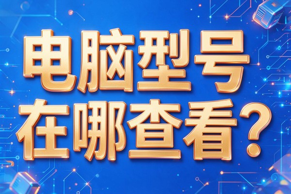 电脑型号在哪查看?