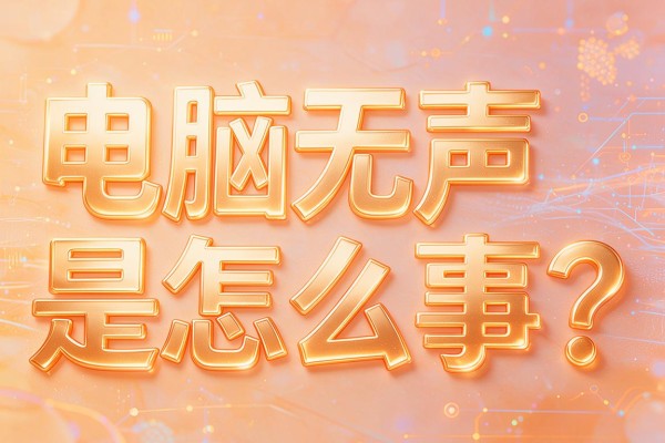 电脑无声是怎么回事？