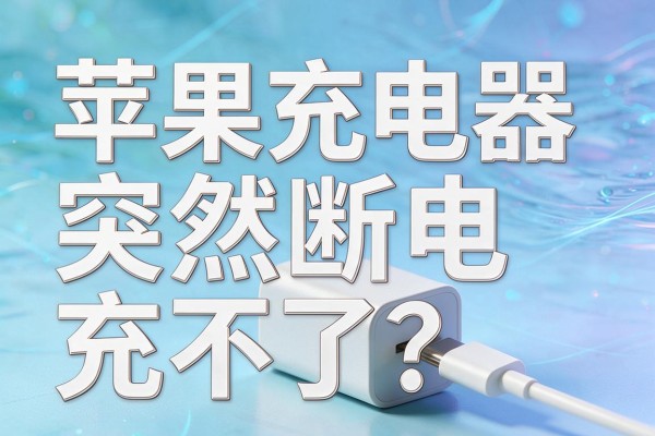 苹果充电器突然断电充不了?