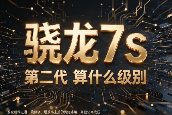 骁龙7s第二代算什么级别