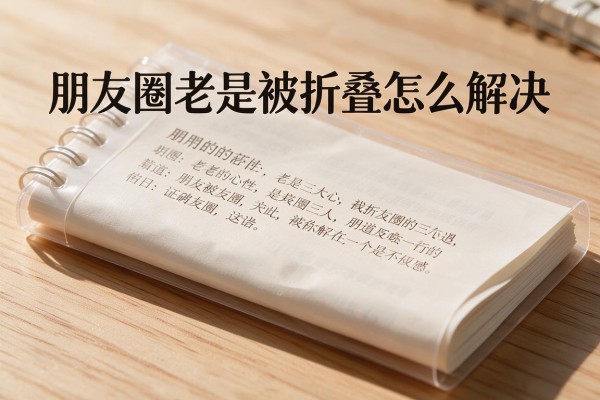 朋友圈老是被折叠怎么解决