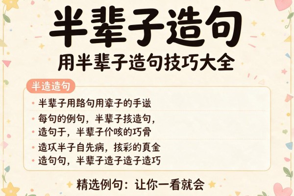 半辈子造句-用半辈子造句技巧大全 精选例句让你一看就会