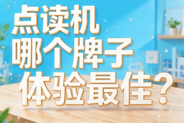 点读机哪个牌子体验最佳?