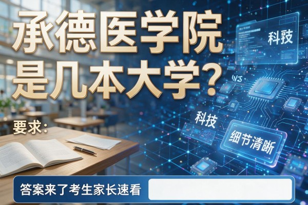 承德医学院是几本大学?答案来了考生家长速看