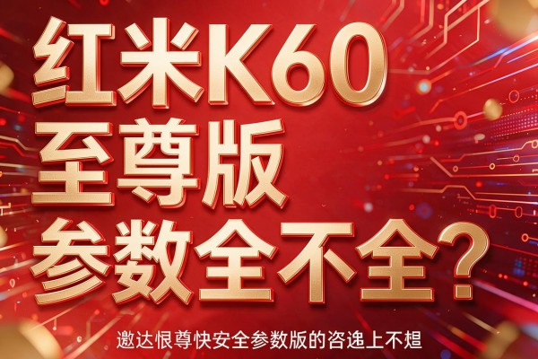 红米K60至尊版参数全不全？