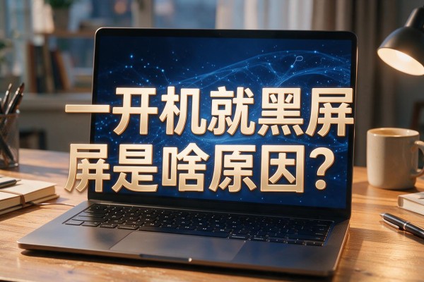 笔记本一开机就黑屏是啥原因?