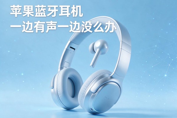 苹果蓝牙耳机一边有声一边没声怎么办