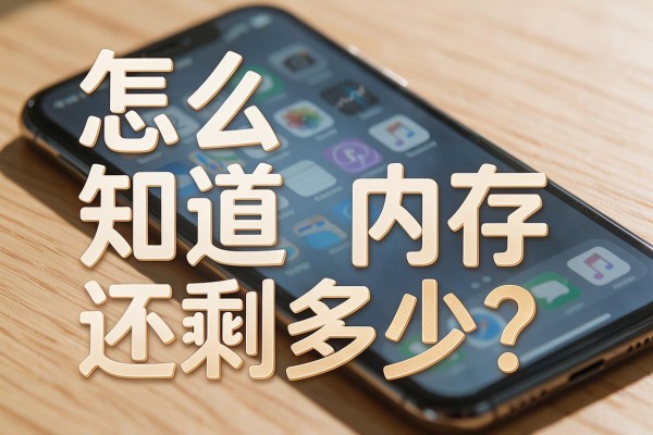 苹果手机怎么知道内存还剩多少?