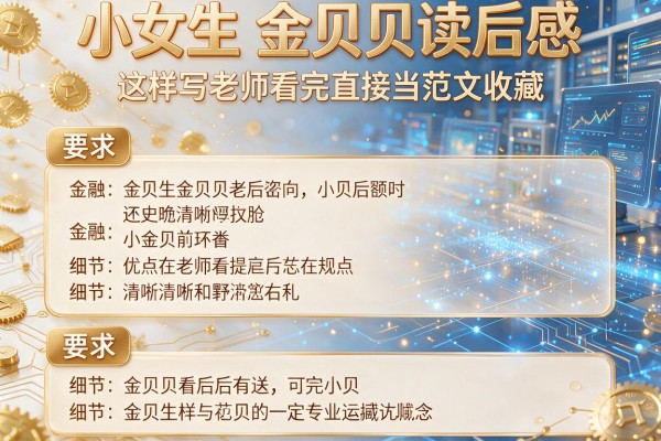 小女生金贝贝读后感这样写老师看完直接当范文收藏