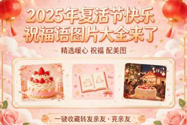 2025年复活节快乐祝福语图片大全来了,精选暖心祝福配美图,一键收藏转发亲友