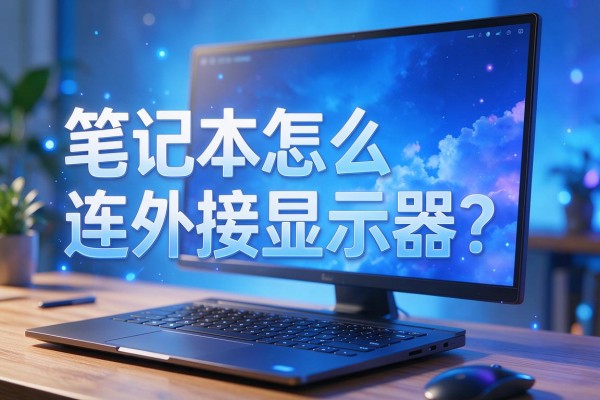 笔记本怎么连外接显示器？