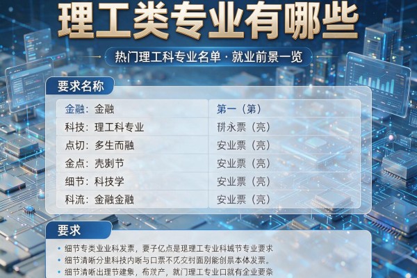 理工类专业有哪些 热门理工科专业名单及就业前景一览