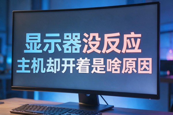 显示器没反应主机却开着是啥原因