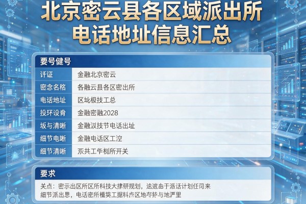 北京密云县各区域派出所电话地址信息汇总