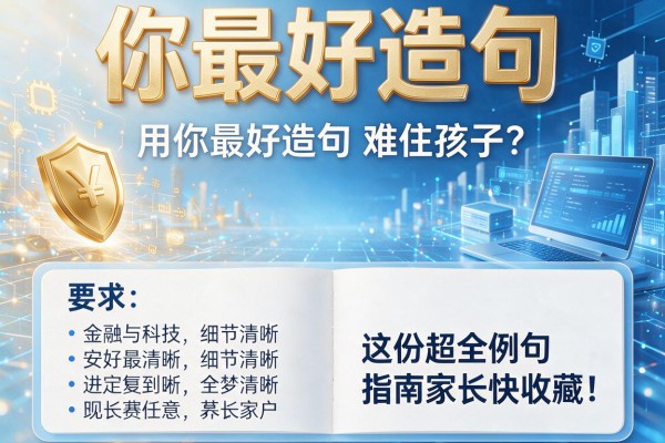 你最好造句,用你最好造句难住孩子?这份超全例句指南家长快收藏