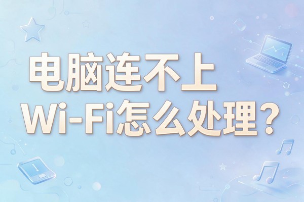电脑连不上Wi-Fi怎么处理?