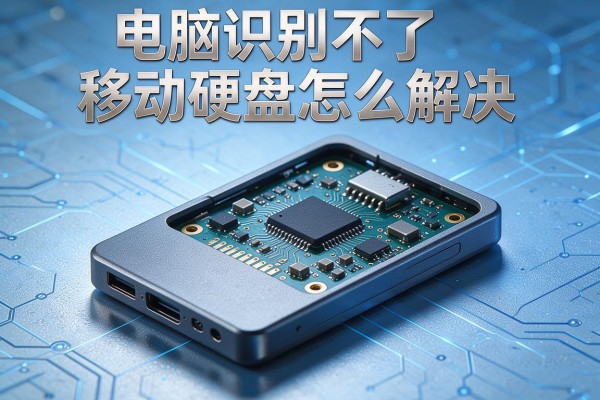 电脑识别不了移动硬盘怎么解决
