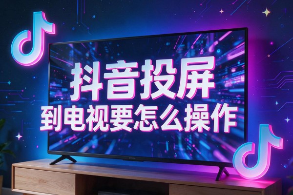 抖音投屏到电视要怎么操作