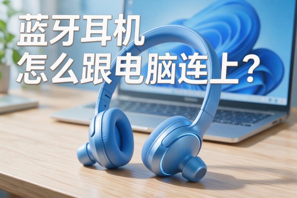 蓝牙耳机怎么跟电脑连上?