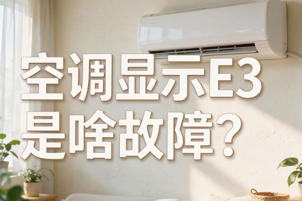空调显示E3是啥故障?
